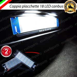 COPPIA LUCI TARGA PLAFONIERE COMPLETE FIAT 500X 18 LED CANBUS 6000K NO ERRORE - Foto 1 di 2