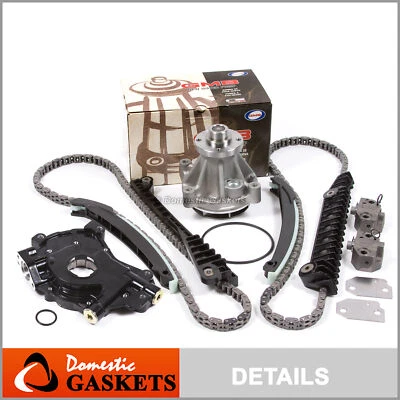 Timing Chain Kit w/o Gears Water Oil Pump for 03-04 Ford E150 F150 F250 F350 5.4 - Image 1 of 4