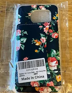 Samsung S6 Leder 3 Slot Kreditkarten Case Hülle - Bild 1 von 2