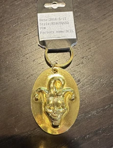 DC Comics Suicide Squad The Joker Golden Keychain NEW - Picture 1 of 4