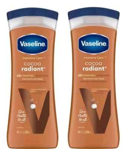 (2) Vaselina terapia intensiva cacao lozione radiante burro di cacao - 10 fl oz ciascuno - Foto 1 di 1