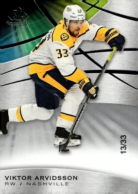 Viktor Arvidsson - 2019-20 SP Game Used True Veterans /33 Card #75 - Predators - Image 1 of 2