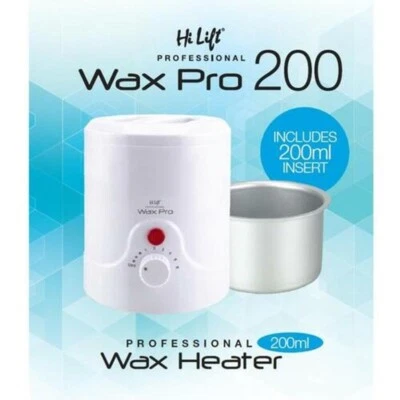 Hi Lift Wax Pro 200 Calentador de Cera Blanco Profesional Waxpot Calentador de Cera Olla 200 ml Foto 1 de 4