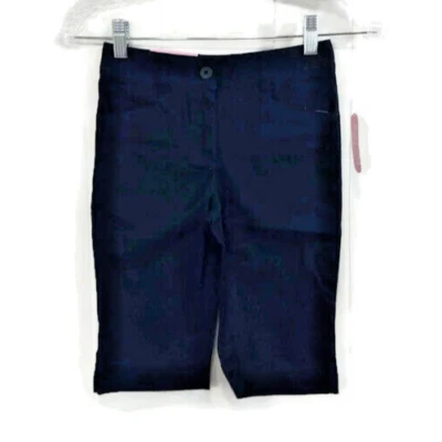 Chaps NWT Girls 7 Regular Schoolwear Navy Blue Shorts Uniform Private School - Image 1 of 4