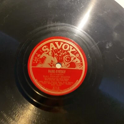JAZZ Bebop Slam Stewart Quartet 78 rpm SAVOY 937 DARK-EYESKY 1945 V+ — 第 1/4 张图片