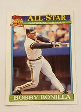 1991 Topps Bobby Bonilla National League All Star Baseball Card #403 