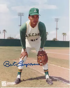 Bert Campaneris Autographed 8x10 Oakland Athletics Free Shipping F954 - Picture 1 of 1