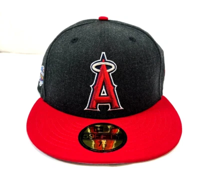 Los Angeles Angels Of Anaheim MLB NE Cooperstown WS Side Patch Fitted Hat - Image 1 of 4