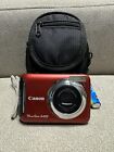 RED CANON 'POWERSHOT A495' 10.0MP COMPACT DIGITAL CAMERA *Clean Condition*