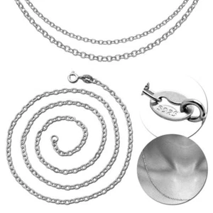 Echt 925 Sterling Silber Halskette Panzerkette Damen Herren Silberkette Bis 70cm - Picture 1 of 17