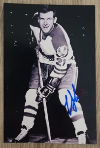 Bobby Sheehan Signed 4x6 Photo NHL Golden Seals Red Wings Canadiens Legend RAD - Picture 1 of 1