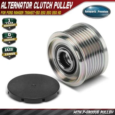 Шкив муфты генератора переменного тока для Ford Ranger Transit-150 250 350 350 HD 7 канавок CW - Изображение 1 из 4