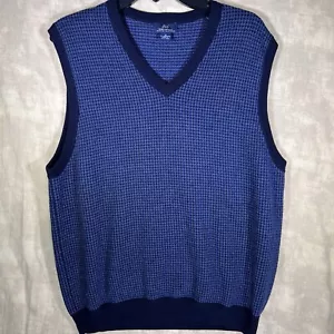 Gilet vintage Brooks Brothers 346 uomo lana di agnello a strati merino taglia M gilet papà - Foto 1 di 6