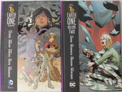 Teen Titans Earth One Vol 1 & 2 Complete Series Jeff Lemire Hardcover Lot of 2 - Image 1 of 4