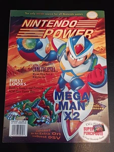 Nintendo Power February 1995 Volume 69 Mega Man X2 Donkey Kong Land Poster NM - Picture 1 of 10