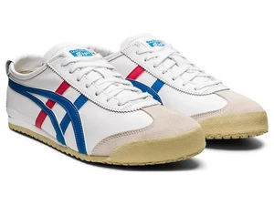 Onitsuka Tiger MEXICO 66 WHITE/BLUE Unisex Size 1183C102.100 New with Box - Picture 1 of 9