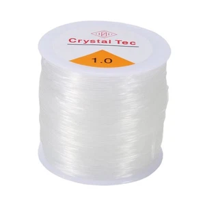 Clear Bead Cord Crystal Elastic Stretchy Bracelet String for Jewelry Making6889 - Picture 1 of 17