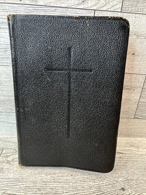 Vintage 1938 FRANCISCAN Manual of PRAYER - Catholic liturgy Book - Leather Foto 1 de 4