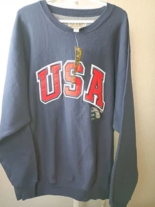 Vintage Y2K Steve & Barry's OLYMPIC "USA" Heavy Sweatshirt XL - Bild 1 von 6