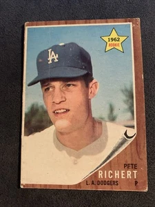 1962 Topps - Peter Richert #131 Green Tint (RC) - Picture 1 of 2
