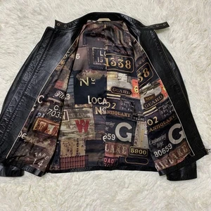 Paul Smith Collection XXL Leder Single Rider Jacke schwarz Rindsleder - Bild 1 von 12