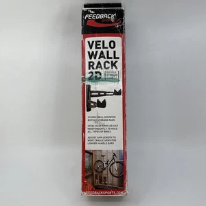 Feedback Sport Velo Wall Rack 2D Portabici/Display Rack NERO **NUOVO** - Foto 1 di 3