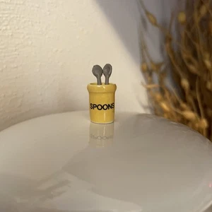 Puppenhaus Miniatur Fiesta Ware Löffel Glas 1:12   - Bild 1 von 2