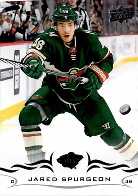5 CARD LOT - 2018-19 Upper Deck Series 1 - Jared Spurgeon #94  - Image 1 of 2