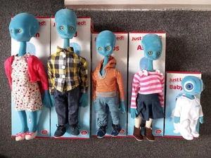 Full Set Chad Valley Just Landed Aliens (Argos T.V. Werbung Erinnerungsstücke) - Bild 1 von 7