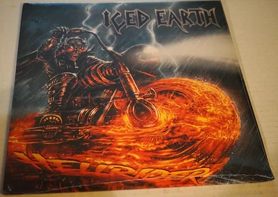 Iced Earth ‎Hellrider 2023 Translucent Orange Lp Record New Factory Sealed Mint - Image 1 of 2
