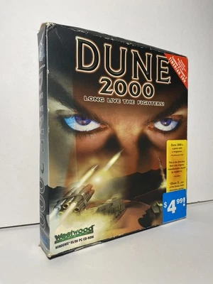 Dune 2000 Long Live The Fighters - Big Box Pc Game - SEALED - BOX DAMAGE!! READ! - Image 1 of 4
