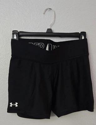 Under Armour Girls Compression Shorts Size YLG - Image 1 of 3