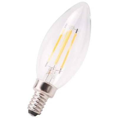 1X(Dimmable E12 4W COB  Candle Flame Filament LED Light Bulb Lamp3742 - Image 1 of 4