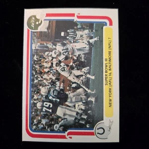 1980 Fleer NFL Football Card Super Bowl III 59 Joe Namath NY Jets - Picture 1 of 2