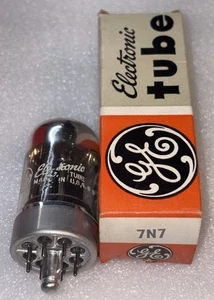 Tubo de vacío GE 7N7 nuevo en caja - Imagen 1 de 3