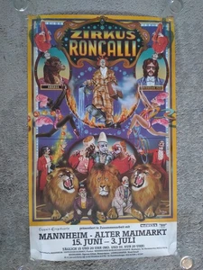 Plakat Circus Roncalli Mannheim 1988 - Bild 1 von 1