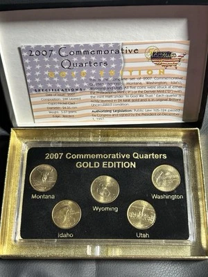 State Quarter Collection 2007 Gold Edition - Image 1 of 3