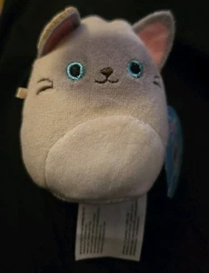 Micromallows Squishmallow Felton The Siamese Cat 2.5” New With Tag - Picture 1 of 3