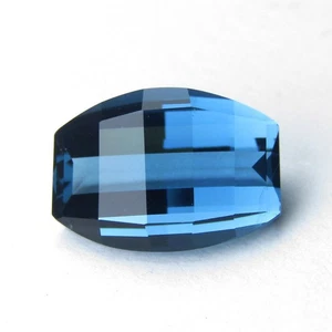 4.10Cts Beauteous Fancy Pixel Cut Natural London Blue Topaz Loose Gemstone - Imagen 1 de 9