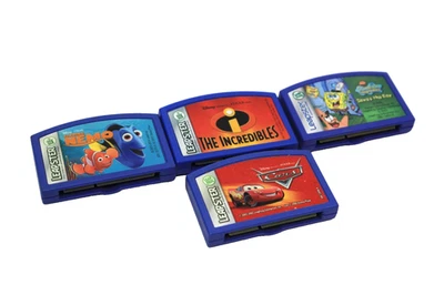 Leapster Disney Pixar CARS The Incredibles Finding Nemo And Sponge Bob Games - Image 1 of 3