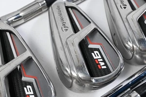 Taylormade M6 Irons / 5-PW+SW / Regular Flex KBS MAX 85 Shafts - Picture 1 of 7