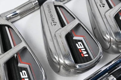 Taylormade M6 Irons / 5-PW+SW / Regular Flex KBS MAX 85 Shafts - Image 1 of 4