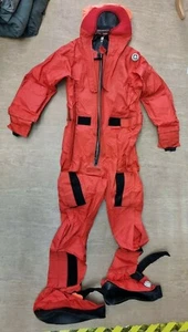 NEU Original RAF Ausgabe Beaufort orange Immersion Coverall Anzug MK1 Größe Large UK - Bild 1 von 9