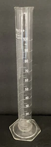 Vetro PYREX Classe B 100mL Singola Scala TC Cilindro Graduato Base 3022-100 - Foto 1 di 8