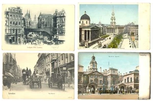 ENGLAND LONDON -- 8 ALTE PPC F/VF --- @1 - Bild 1 von 4