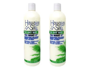 2 Pack of Hawaiian Silky Cream Moisturizer Curl Activator, 16 Ounce - Picture 1 of 2