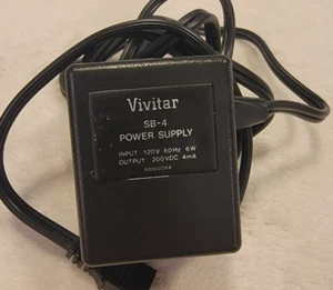 Vivitar SB-4 Netzkabel für Blitzgeräte V-283 V-2500 V-3500. 200V DC 4mA - Bild 1 von 3