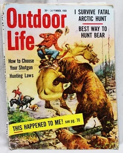 OUTDOOR LIFE MAGAZINE SEPTEMBER 1959 VINTAGE HUNTING & FISHING SPORTING OUTDOORS - Picture 1 of 8