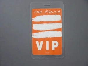The Police backstage pass laminated VIP Syncronicity RARE ! - Picture 1 of 1