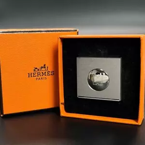 Fermacarte portafoto con logo Hermès H - Foto 1 di 8